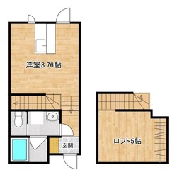 愛野駅 徒歩17分 2階の物件間取画像